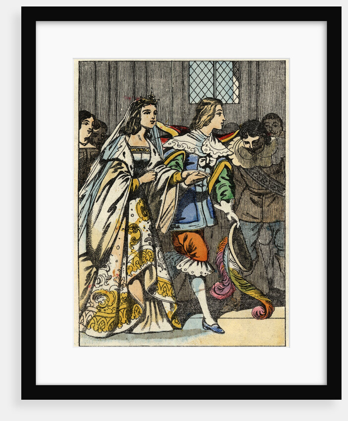 Illustration of the Marquis of Carabas Marrying the Princess by Anonymous