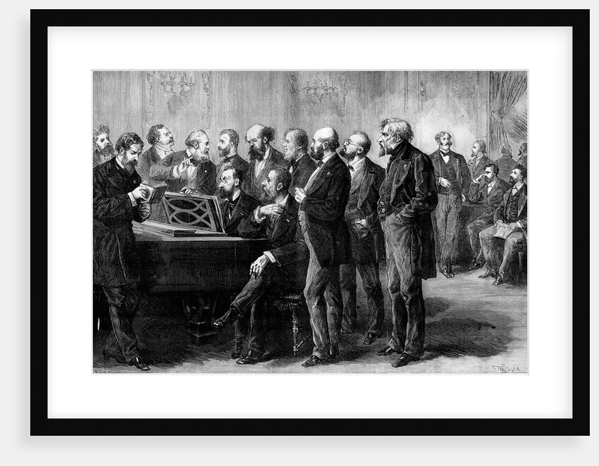 Illustration of Judges During a Musical Competition by Anonymous