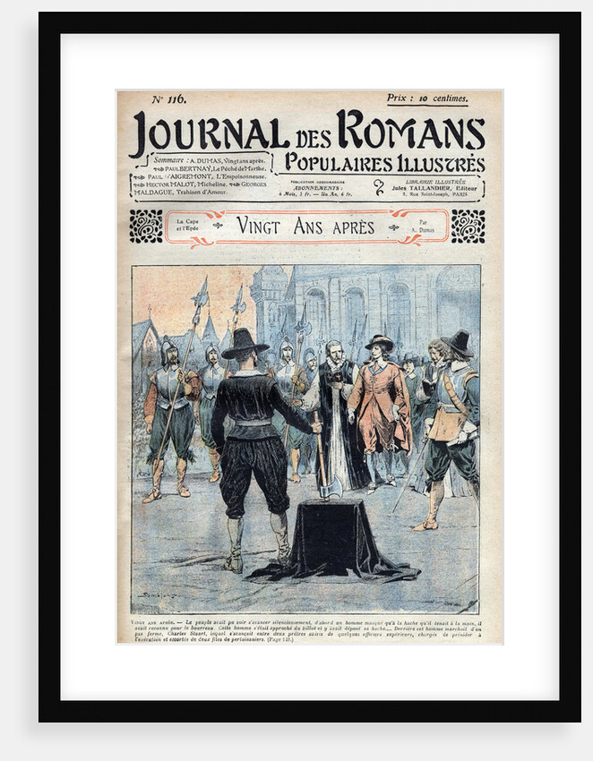 Illustration of King Charles Stuart Being Led to His Execution by Anonymous