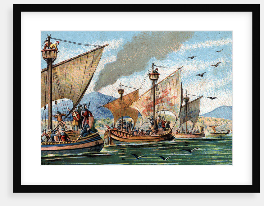Illustration of the Reconquest of Sicily from Arab Rulers by Anonymous