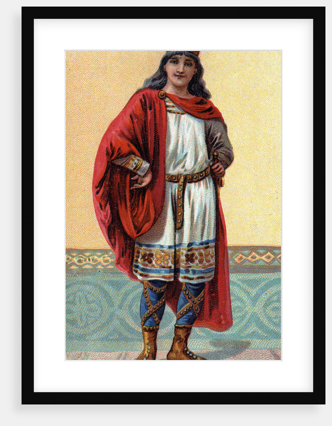 Portrait of Clovis II, King of Neustria and Burgundy by Anonymous