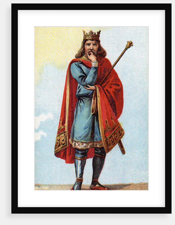 Portrait of Childeric II, King of Austrasia by Anonymous