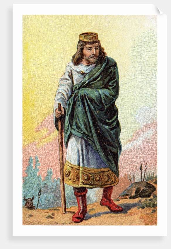 Portrait of Thierry III, King of Austrasia by Anonymous