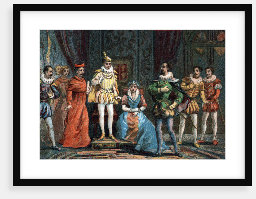 Illustration of King Francis II and His Court by Anonymous