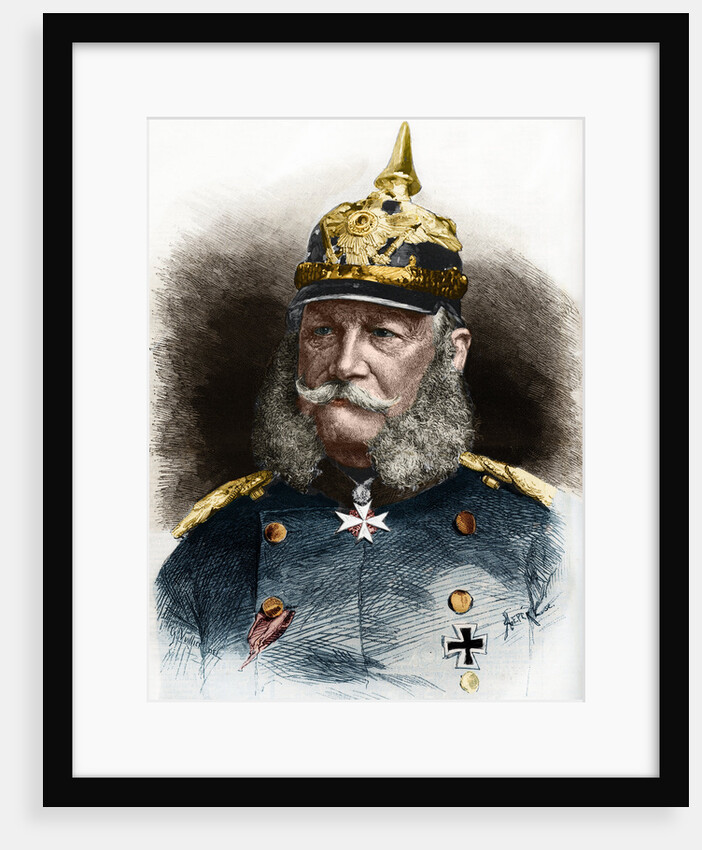 Portrait of Wilhelm I of Prussia by Anonymous