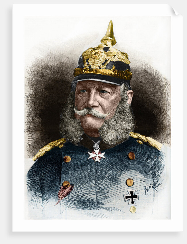 Portrait of Wilhelm I of Prussia by Anonymous