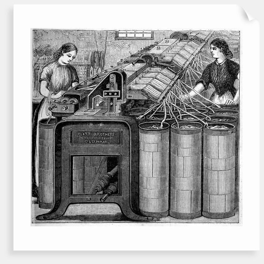 Illustration of the Manufacture of Cotton by Anonymous