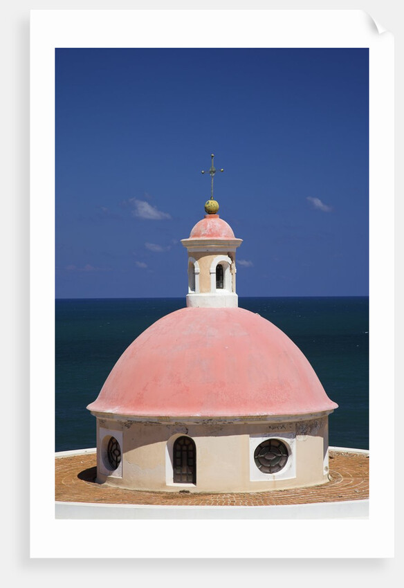 Pink Dome at El Morro Fortress by Anonymous