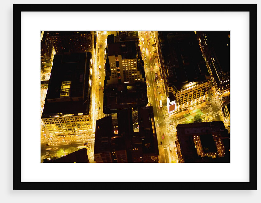New York at Night by Anonymous