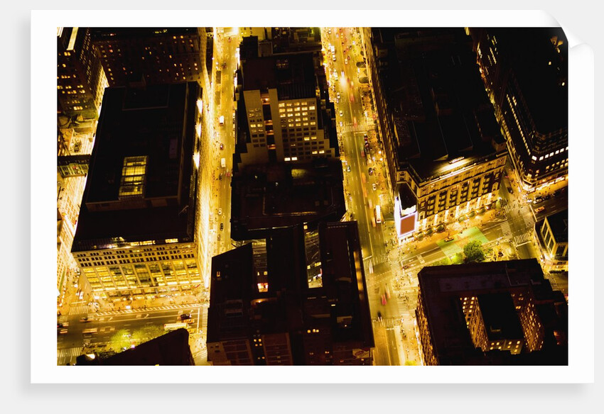 New York at Night by Anonymous