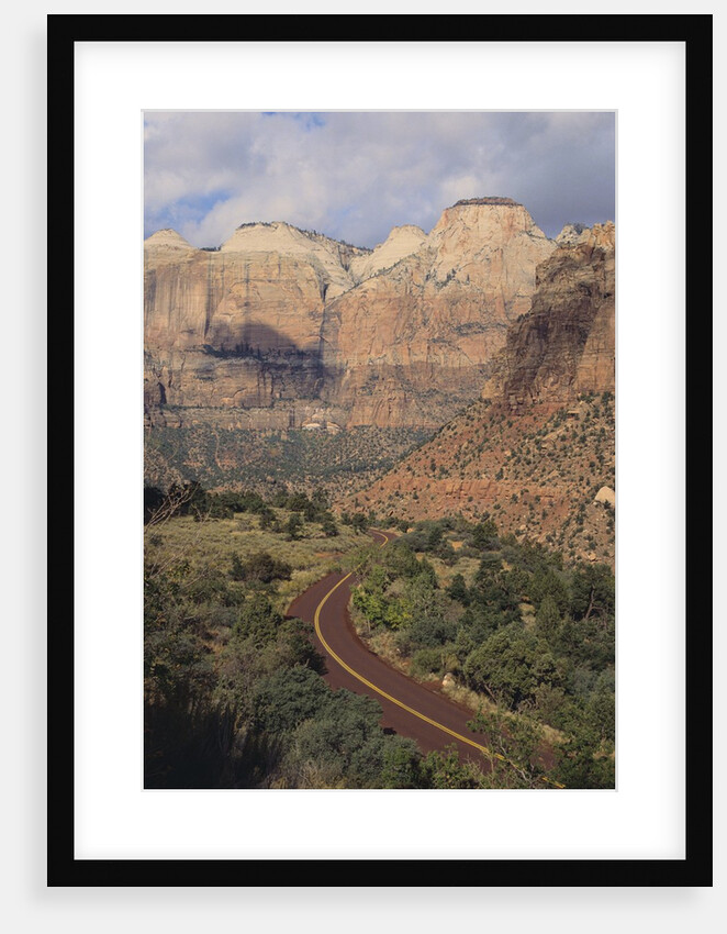 Curving Rural Road by Anonymous