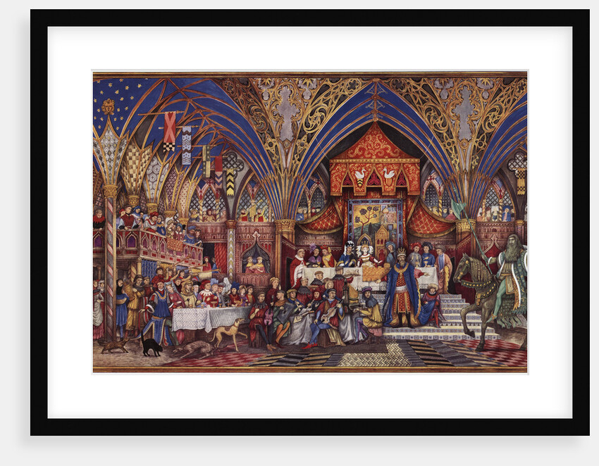 Sir Gawain and the Green Knight Illustration by William McLaren