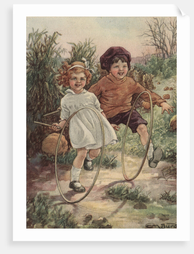 Roll Hoops Illustration by Clara M. Burd