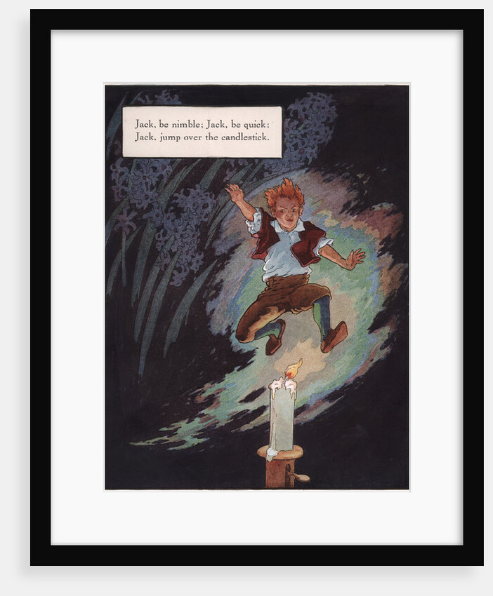 Jack Be Nimble, Jack Be Quick Illustration by Frederick Richardson