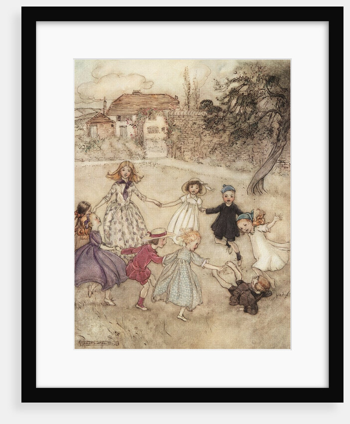 Ring-A-Ring-A-Roses Illustration by Arthur Rackham