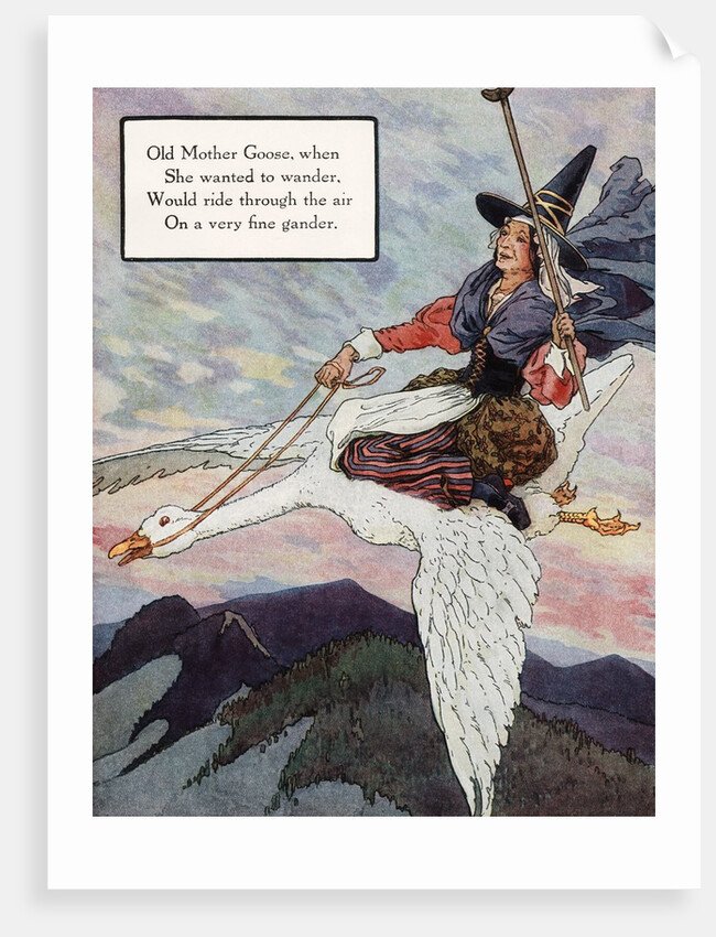 Old Mother Goose Illustration by Frederick Richardson