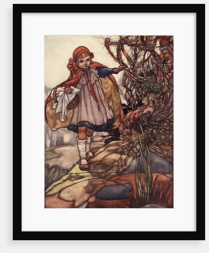 Little Red Riding Hood Illustration by Charles Robinson