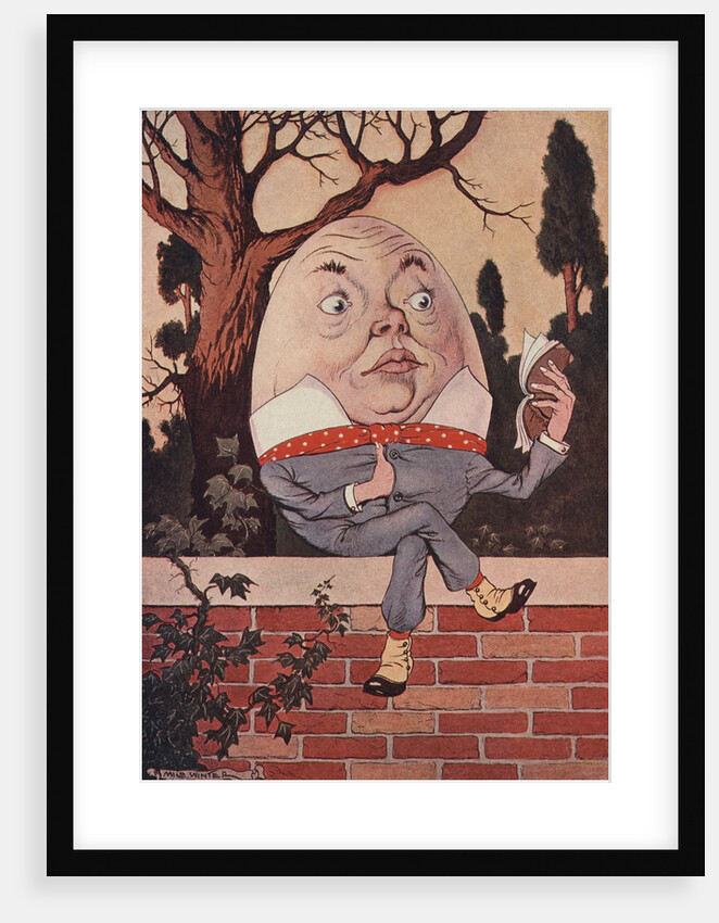 Humpty Dumpty Took the Book, and Looked at It Carefully Illustration by Milo Winter
