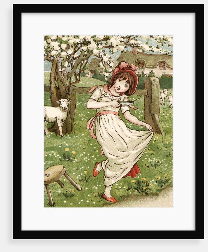 Little Miss Muffet Illustration by Kate Greenaway