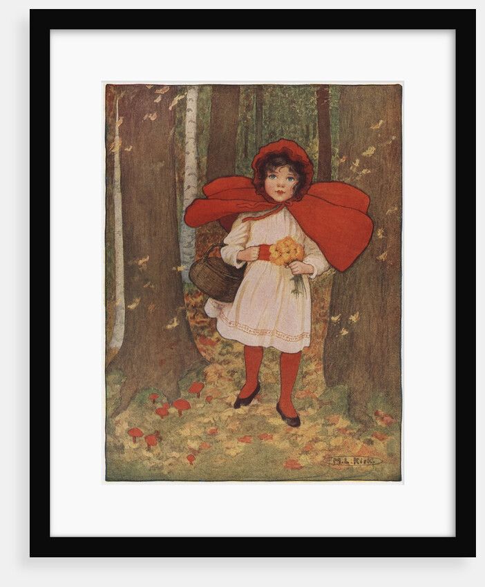 Little Red Riding Hood Illustration by M.L. Kirk