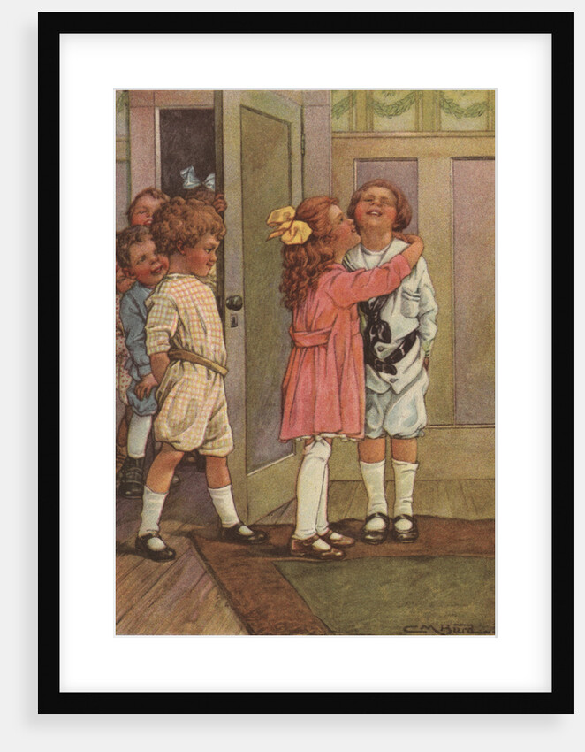 Post Office Illustration by Clara M. Burd