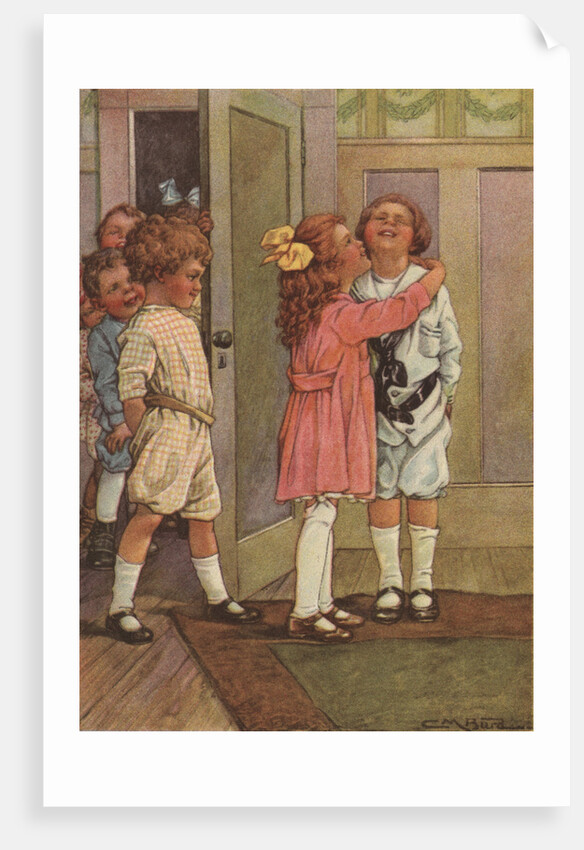 Post Office Illustration by Clara M. Burd