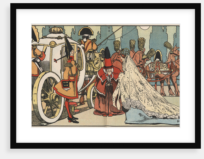 Cinderella Enters the Coach Illustration by John Hassall