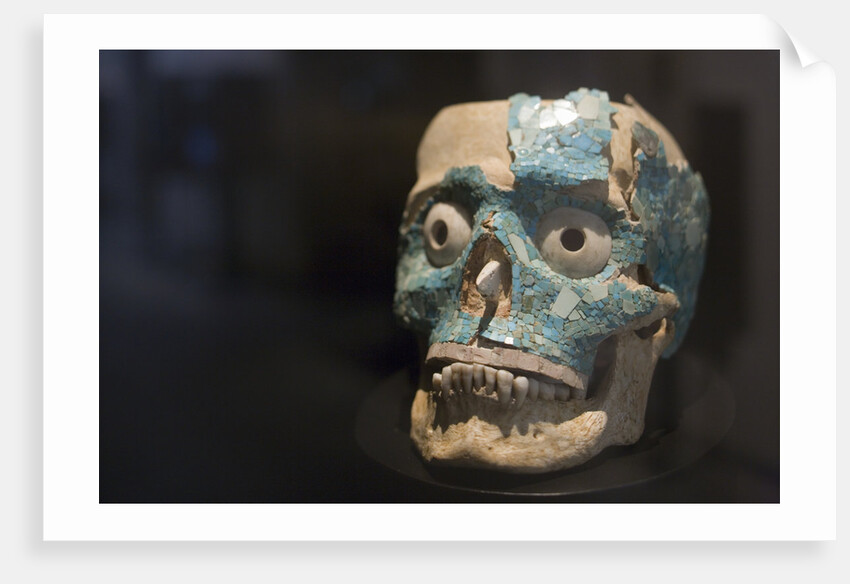 Aztec Skull Mask by Anonymous