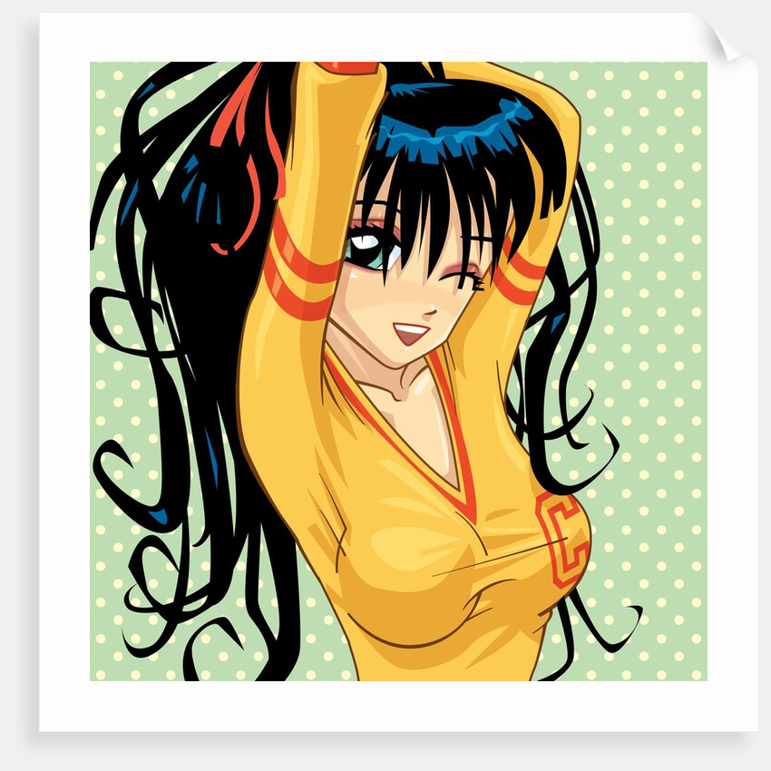 Anime Cheerleader by Anonymous