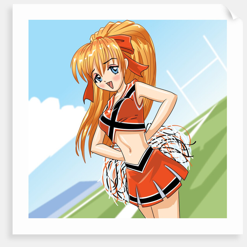 Anime Cheerleader by Anonymous