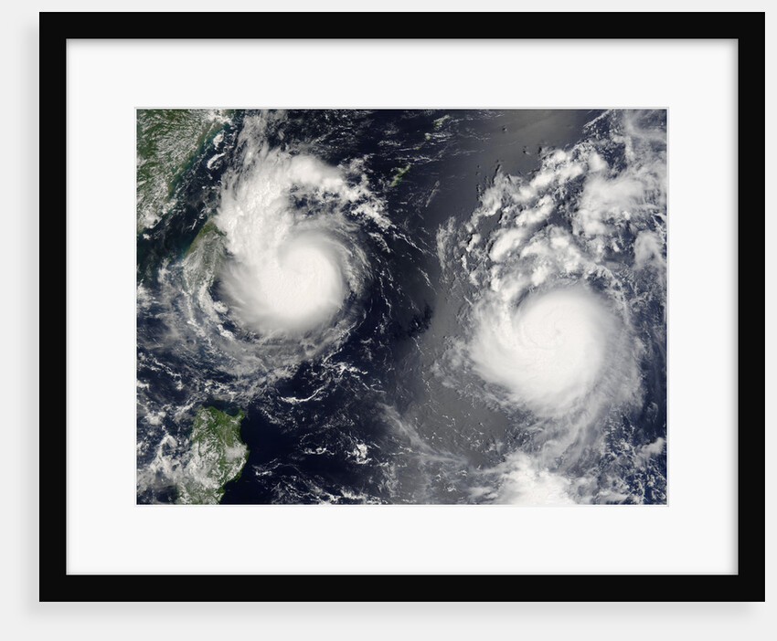 Typhoons Saomai and Bopha by Anonymous