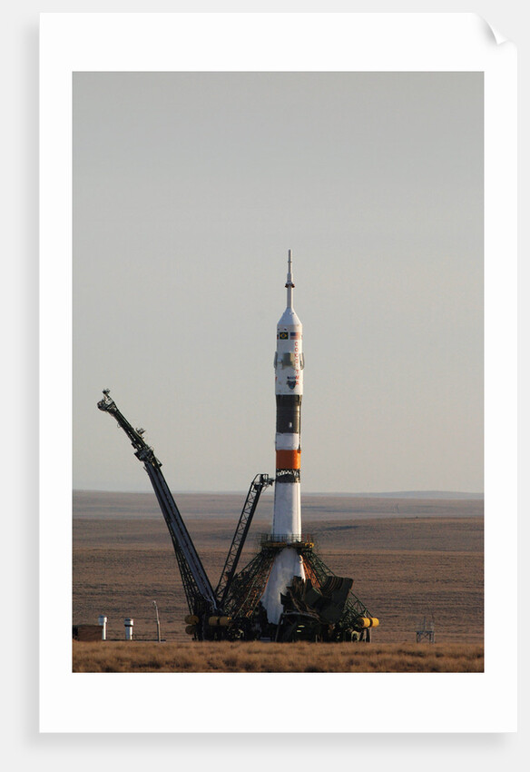 Soyuz Spacecraft on the Launch Pad by Anonymous