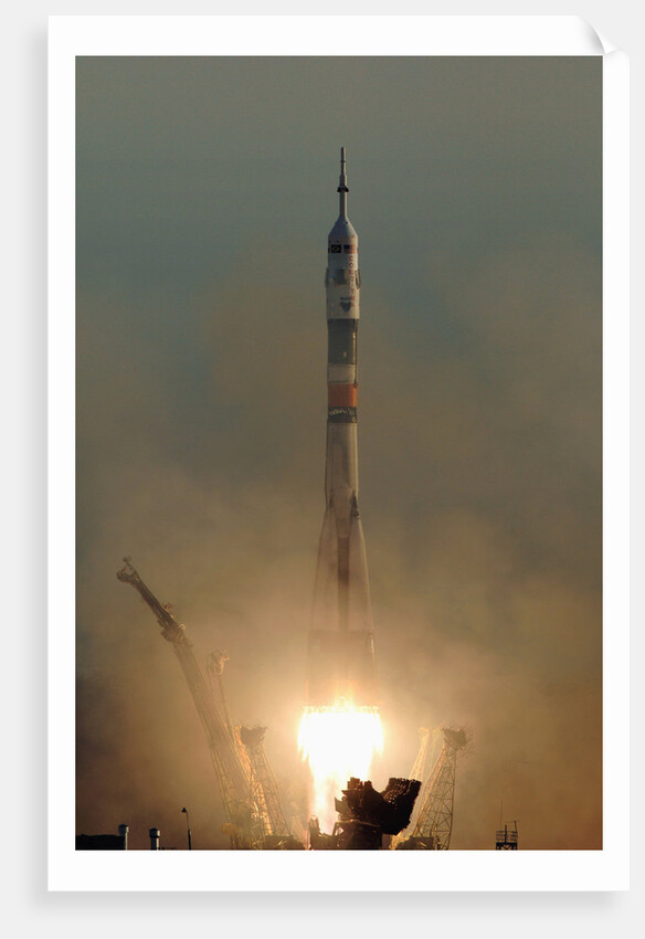 Soyuz Spacecraft Lifting Off by Anonymous