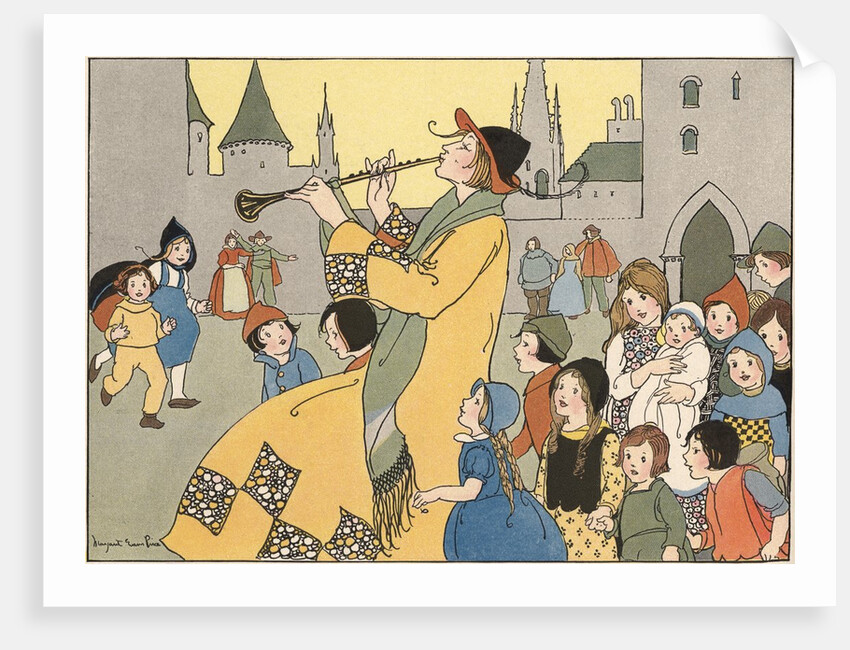 All the Little Boys and Girls in Hamelin Followed the Pied Piper by Margaret Evans Price