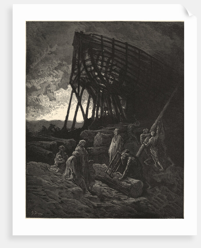 All Dwellings Else Flood Overwhelmed by Gustave Dore