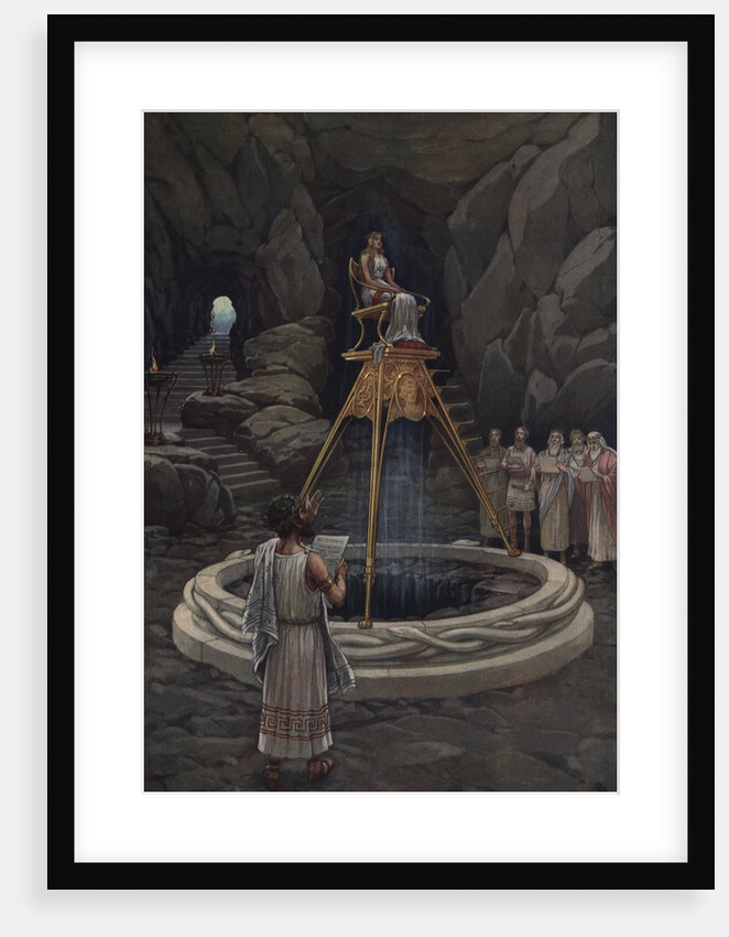 Consulting the Oracle of Delphi by J. Augustus Knapp