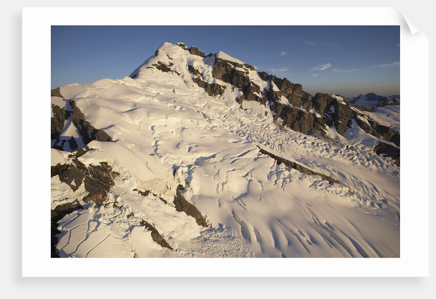 Glacier-Covered Mountain Peak by Anonymous