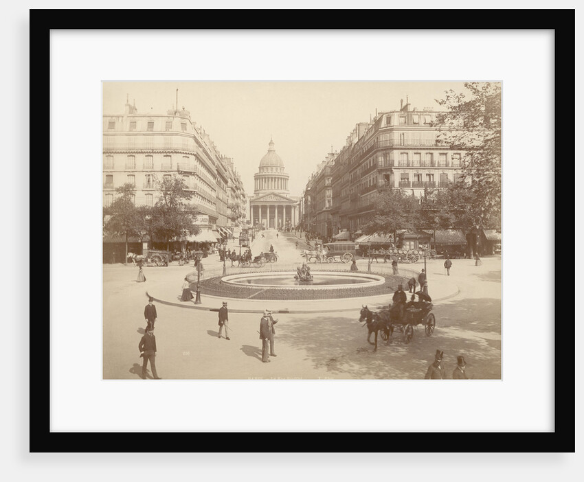 19th Century Paris Street Scene by Anonymous
