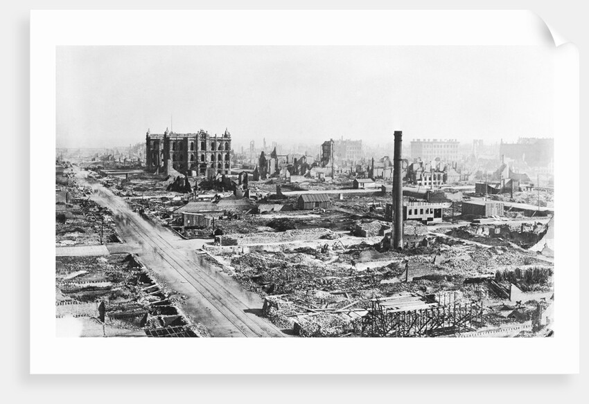 Chicago Fire of 1871 by Anonymous