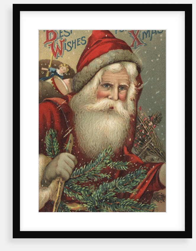 Best Wishes for Xmas Postcard by Anonymous