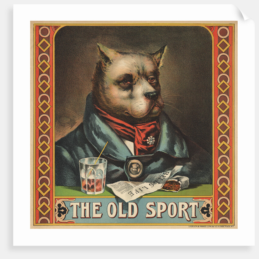 The Old Sport Tobacco Crate Label by Anonymous