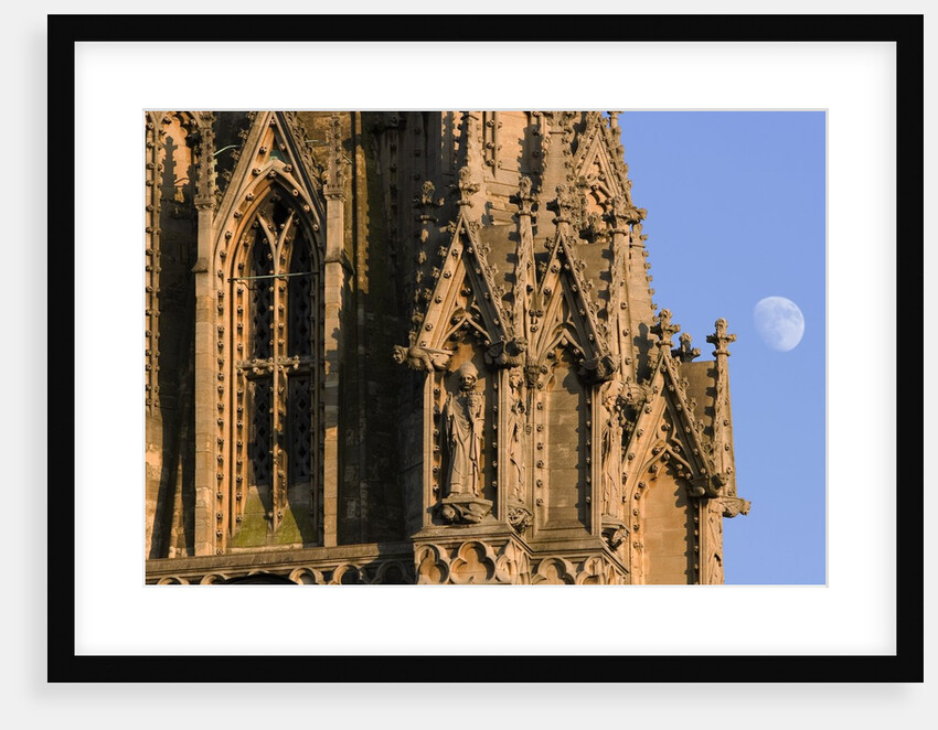 Moonrise Over St. Mary's Church by Anonymous