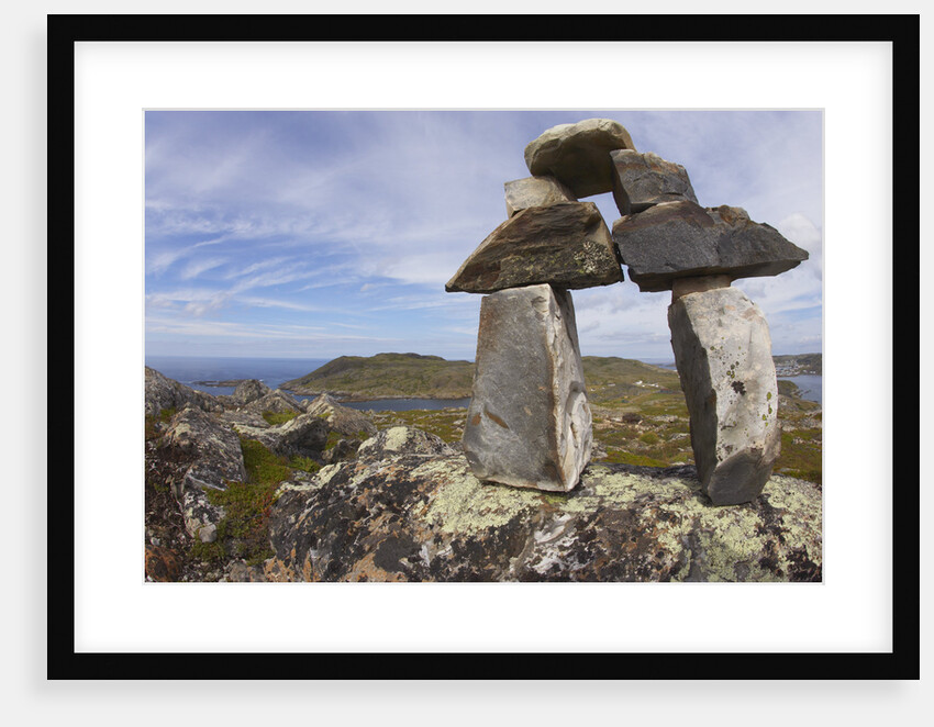 Stone Cairn at Brimstone Head by Anonymous