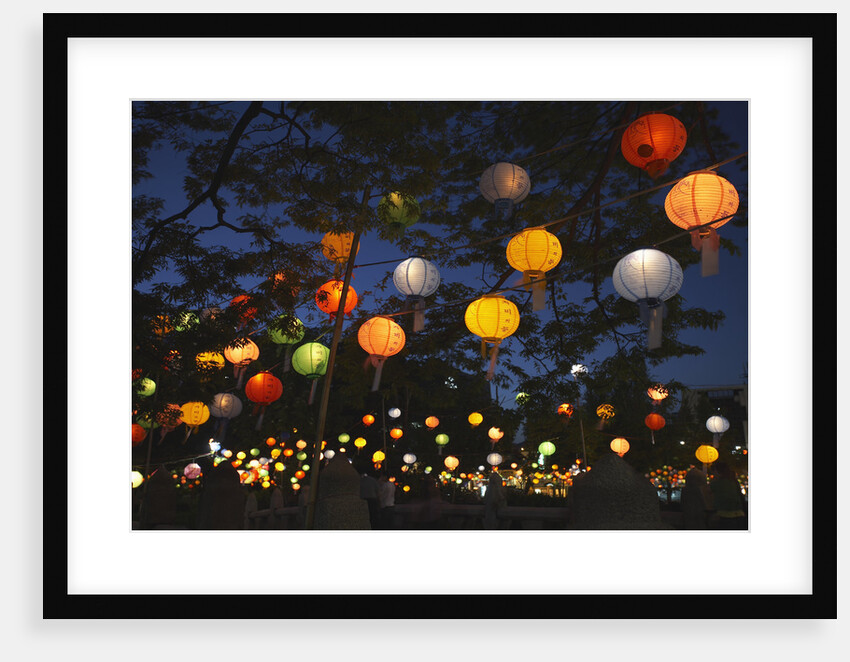 Paper Lanterns at Jangchung Park by Anonymous