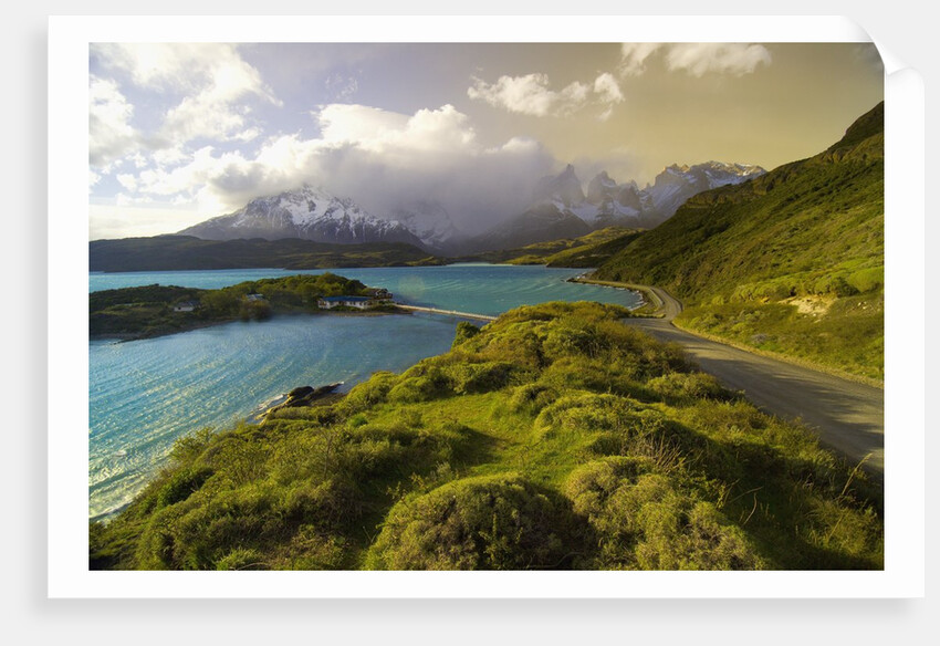 Lake Pehoe and Towers of Paine by Anonymous