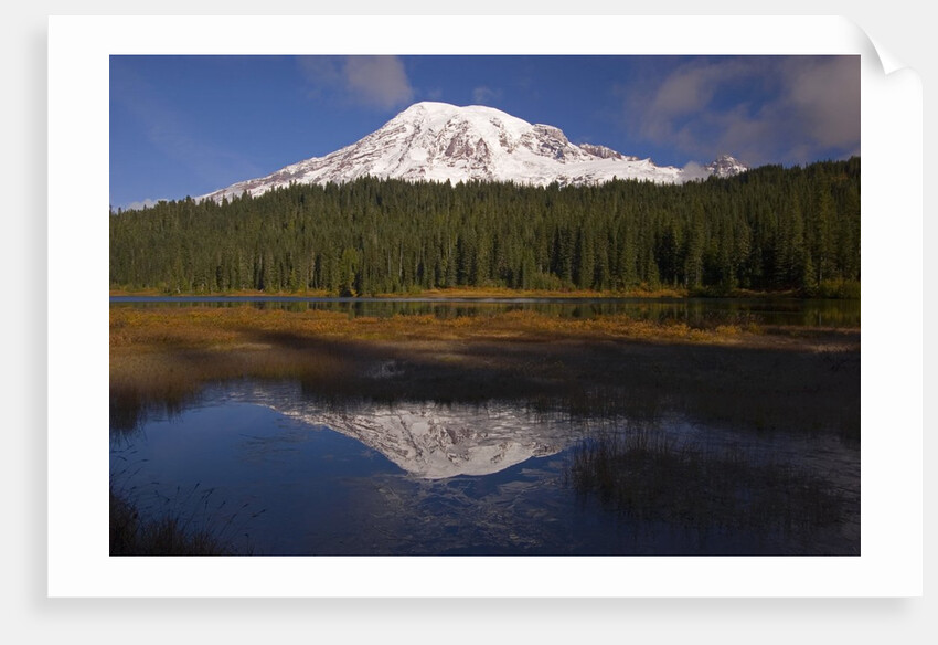Mount Rainier and Reflection Lake by Anonymous