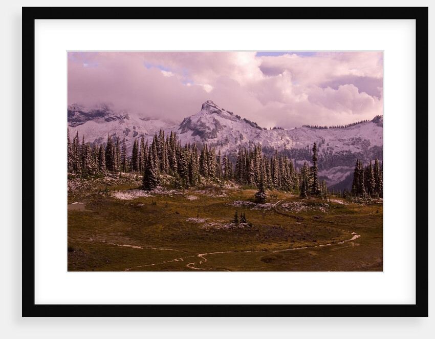 Pinnacle Peak in Winter by Anonymous