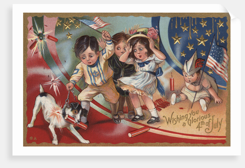 Wishing You a Glorious 4th of July Postcard by Anonymous
