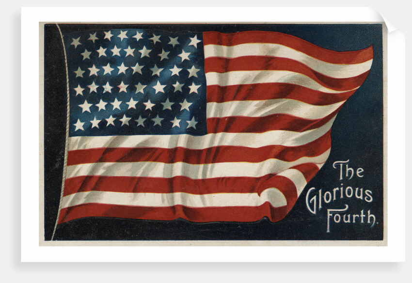 The Glorious Fourth Postcard by Anonymous