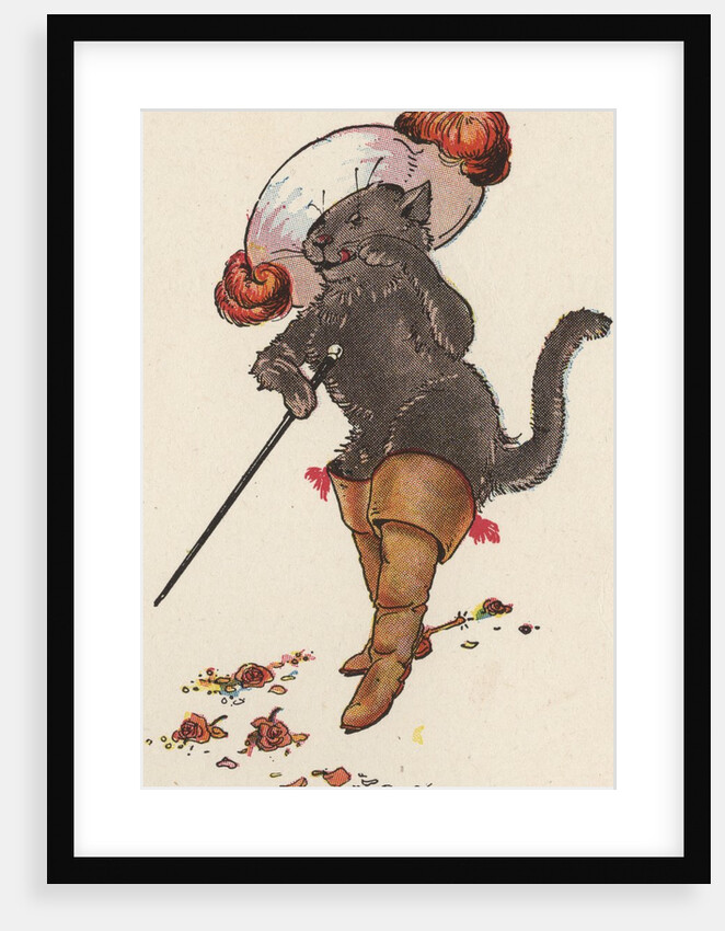 Illustration of Puss in Boots by Eulalie